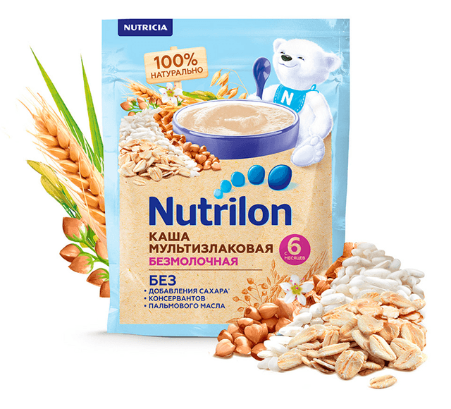 Безмолочная мультизлаковая каша Nutrilon®