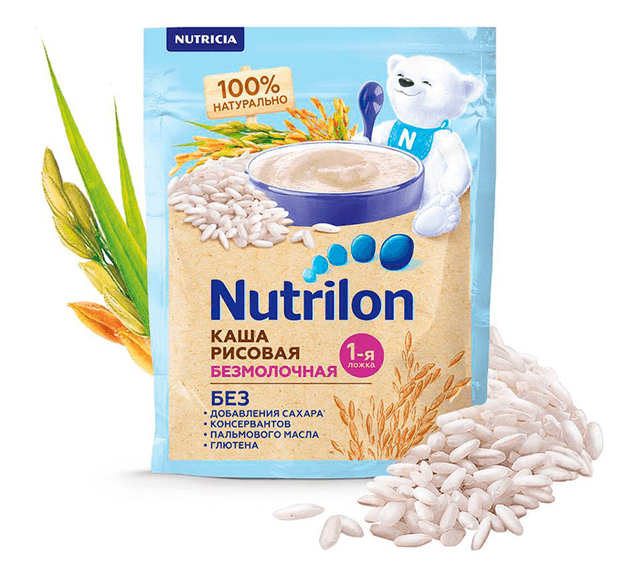 Безмолочная рисовая каша Nutrilon®