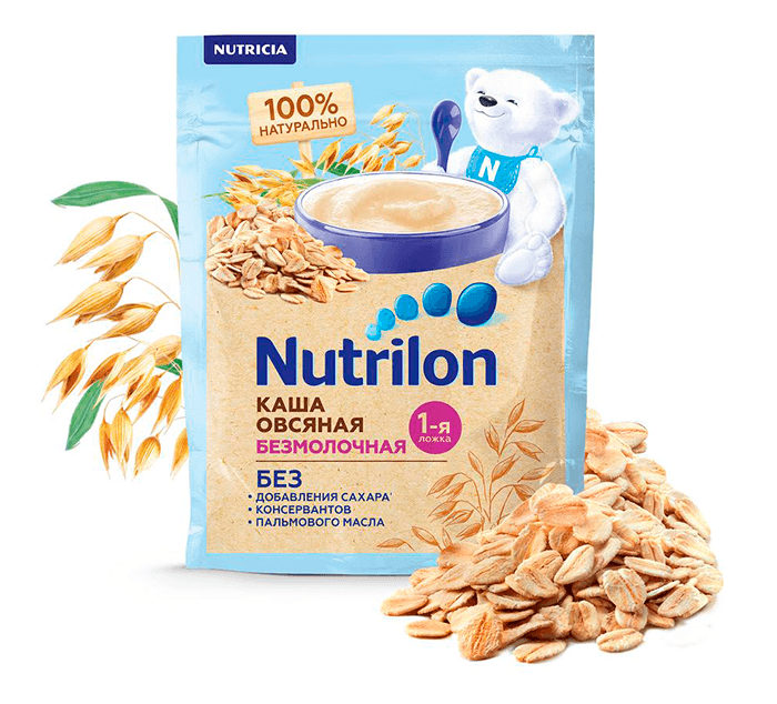Безмолочная овсяная каша Nutrilon®